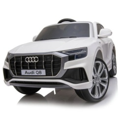 Audi Q8 Beli dečiji automobil na akumulator sa premium opremom ( 10599 )