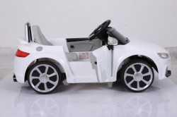 Audi TT RS Licencirani auto sa kožnim sedištima i mekim gumama - Beli - Img 3