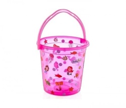 Babyjem  kofica za kupanje bebe - pink transparent ocean ( 92-23999 )-1