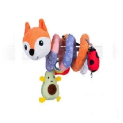 Bali Bazoo plišana igračka bali bazoo 80566 fox crib spiral orange ( BZ80566 )