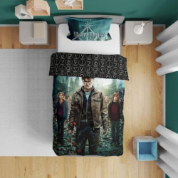 Baloo Posteljina za decu Harry Potter 140x200+70x90cm Model 3 ( 9654 ) - Img 3