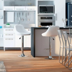 Barska stolica 5015 Bela 460x500x850(1060) mm ( 776-023 )