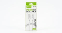 Bavin kabl 30W Type C na Type Lightning 1m bela - CB412 ( 90143 )