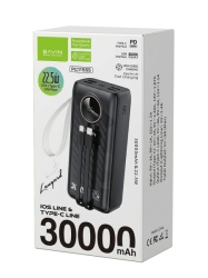 Bavin Power Bank 30000 mAh 22.5W type USB A + type C crna ( 90338 )