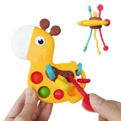 Bbo toys decija igracka zirafica lala le 18m+ (he0196) ( HE0196 )