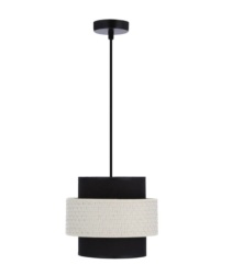 Benta 1 Visilica Crna Krem 1x40W E27 ( 15098 )