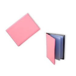Biro Time zest 101 korice za lična dokumenta 10 lista-folija pink neon ( 489332 )
