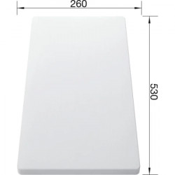 Blanco daska plastika bela 530x260x17 mm ( 217611 )