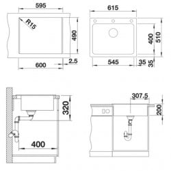 Blanco sudopera naya 6 silgranit pdur vulkan siva ( 527311 )  - Img 2