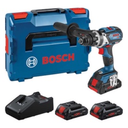 Bosch akumulatorska vibraciona bušilica GSR 18V-110 C + 3x PC 18V 4.0 Ah + GAL 18V-40 + L-BOXX ( 0615A5002S )