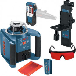 Bosch GRL 300 HV + WM4 rotacioni laser i univerzalni držač + LR 1 prijemnik ( 0601061501 )