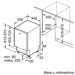 Bosch spv4emx24e serija4/ugradna/c/10 kompleta/3.Korpa/home connect/81,5x44,8x55cm sudomašina  ( SPV4EMX24E ) -2