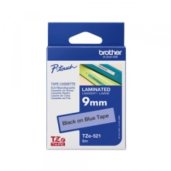 Brother TZe-521 crna na plavo 9mm ( 0351 )