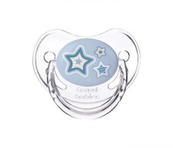 Canpol orthodontic  baby silikonska varalica 6-18m 22/566 "newborn baby" 1kom - stars ( 22/566_blu )-1