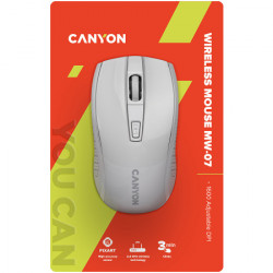 Canyon 2.4Ghz wireless white miš ( CNE-CMSW07W ) - Img 2