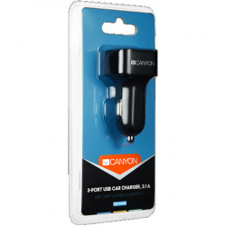 Canyon C-06 universal 3xUSB car adapter ( CNE-CCA06B )  - Img 2