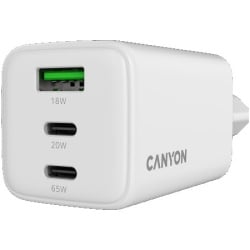 Canyon CU65ACC GaN 65W 2xPD 1xQC EU White charger ( CNS-CUW65ACC ) -2