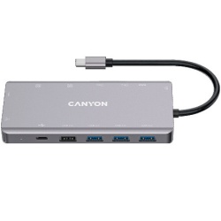 Canyon DS-12, 13 in 1 USB C hub DarK gray ( CNS-TDS12 )
