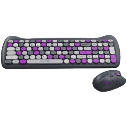 Canyon HSET-W6 EN/AD Keyboard+Mouse Kitty Edition AAA+?? Wireless Violet ( CNS-HSETW6VT-AD ) -6