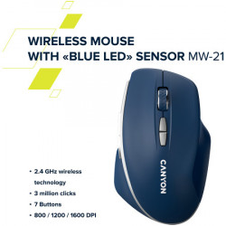 Canyon MW-21, wireless mouse Cosmic Latte ( CNS-CMSW21CL ) - Img 2