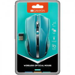 Canyon MW-5, 2.4GHz wireless Optical Mouse, Green ( CNE-CMSW05G ) - Img 2