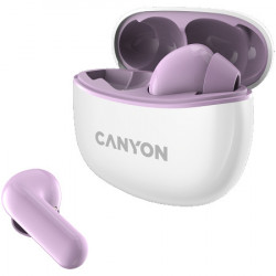 Canyon TWS-5 bluetooth headset, type-C, purple ( CNS-TWS5PU ) - Img 5