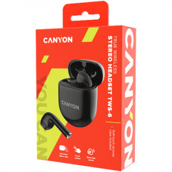 Canyon TWS-6, Bluetooth headset Black ( CNS-TWS6B ) - Img 3