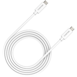 Canyon U4-CC-5A2M-E, USB4 type-C to type-C cable assembly 20G 2m 5A 240W white ( CNS-USBC42W )