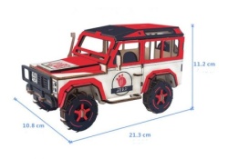 Čarolijashop 3d drvena slagalica S.U.V. Grom ( 104)