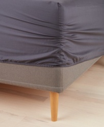 Čaršav sa lastišem 90x200x35 cm antracit siva