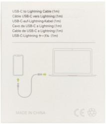 CCP-AMCM-AMLM-1.0M ** Gembird 20W PD kabl USB-C na Lightening 8-pin, USB 3.0, 1m, white (167) - Img 2