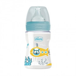Chicco WB plastična flašica 150ml, silikon, plava ( A048499 ) - Img 1