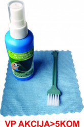 CK-LCD-005 * Gembird Cleaning set 3 in 1, fluid 100ml + brush + towel, set za ciscenje(99) - Img 3