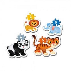 Clementoni puzzle 2-3-4-5 my first wild animals ( CL20810 )  - Img 2