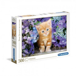 Clementoni puzzle 500 gattino rosso hqc ( CL30415 ) - Img 1