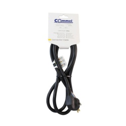 Commel prikljucni kabl 16 a 250v 3500 w, crni,1,5m h05vv-f 3g2,5 ( c0611x )