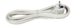 Commel prikljucni kabl 2,5 a 250 v, beli, 2m h03vvh2-f 2x0,75 ( c0114 )