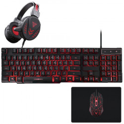 Connect XL gaming set, slušalice, tastatura, miš, podloga za miš - CXL-KG350 Kit gaming - Img 1