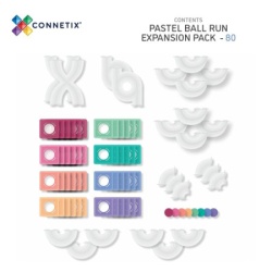 Connetix Magnetni konstruktor Pastel Ball Run Expansion Pack 80 delova ( SW11846 )-5