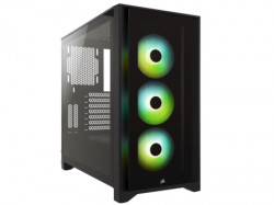 Corsair kućište iCUE 4000X Mid-Tower/ATX/kaljeno staklo/bez napajanja/RGB/crna ( CC-9011204-WW )