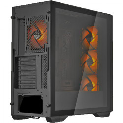 Cougar uniface RGB black PC case mid tower mesh front panel 4 x 120mm ARGB fans kućište ( CGR-5C78B-RGB ) - Img 9