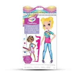 Crayola blok sa stikerima i sablonom fashion ( GA040476 )