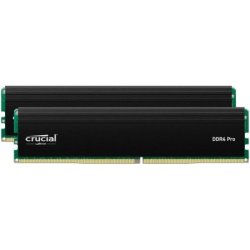 Crucial DRAM Pro OC Overclocking 32GB Kit (2X16GB) DDR5-6400 UDIMM CL38 Black ( CP2K16G64C38U5B )
