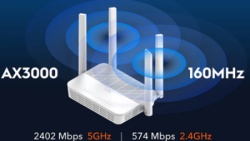 Cudy WR3000S, AX3000 10/100/100M Gigabit Mesh Wi-Fi 6 Router 2,4/5Ghz White-4