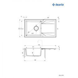 Deante sudopera evora 78/sd/o zqj 7113 - Img 2