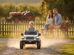 Dečiji auto na akumulator Jepp Wrangler - Beli