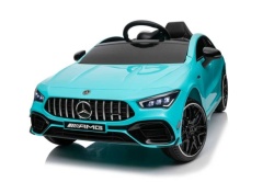 Dečiji automobil na akumulator – Mercedes CLA 45 AMG 4×4 Plavi Tiffany - Img 9