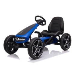 Dečiji automobil na akumulator Karting na pedale Mercedes Licencirani - Plavi