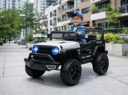 Dečiji džip na akumulator Wrangler Beli (12V)