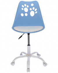 Dečja stolica JOY sa mekim sedištem - Plavo/Bela ( CM-976870 ) - Img 5